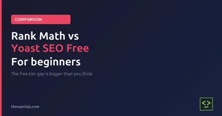Rank Math vs Yoast SEO free version comparison