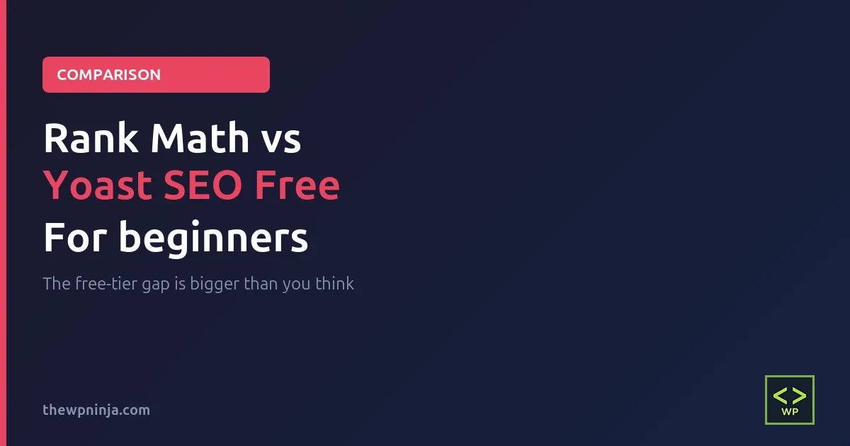 Rank Math vs Yoast SEO free version comparison