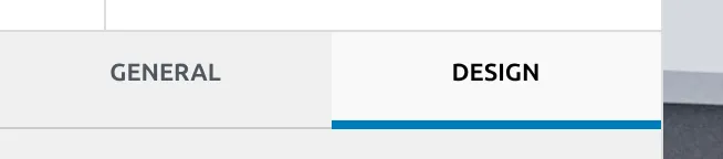 The Footer Middle row settings, which show the same tab pair built a different way