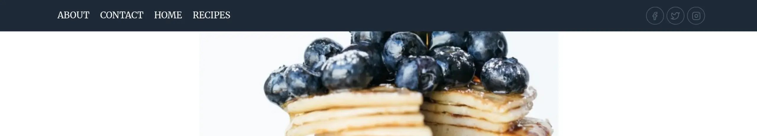 The same stuck Kadence header with a dark navy sticky background and white menu links clearly visible